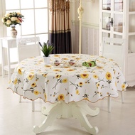 【SUVPR】PVC ผ้าปูโต๊ะ S สำหรับโต๊ะรับประทานอาหารรอบผ้าโต๊ะกันน้ำผ้าปูโต๊ะ150ซม.