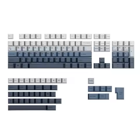 EPOMAKER AquaShift 149 Keys PBT Keycaps Cherry Profile Dye Sublimation Keycaps Set for Mechanical Ga