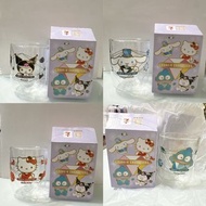 全新 7-11 Sanrio 雙層玻璃杯 Kuromi 水怪 Hello Kitty 玉桂狗 711 Sanrio 杯