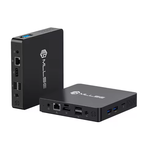 MLLSE M2 Pro Mini PC Powerful 8GB RAM, 256GB SSD, Intel J3710, Windows 10 - Compact & Ideal for Home