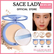 SACE LADY Oil-control Compact Powder Matte Compact Powder Makeup Powder Face Powder Compact Powder W