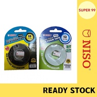 (1.5M) NISO Eva Foam Double Sided Tape Black White / Adhesive Tape / (12mm / 18mm / 24mm) EF1215BK E