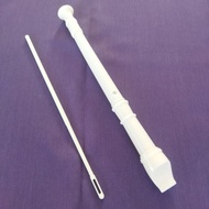 WHITE FLUTE FLUTE RECORDER FLUTE INFLATABLE MUSICAL INSTRUMENT WHITE FLUTE POLS