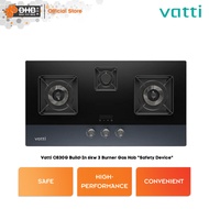 Vatti Build-In 6kw C830G 3 Burner Gas Hob (Safety Device) - C830G