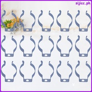 100 Pcs T8 U Clips Holder Bracket for 8ft LED Light Mounting 3.00X2.50X0.75CM Silver sijicc