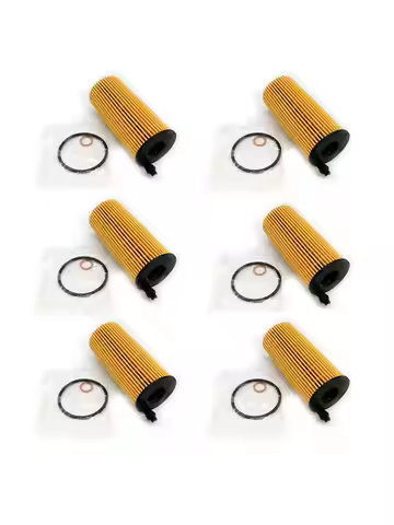 Yubao 6/3/1PCS Engine Oil Filter for N57 3.0L N47 2.0L 11428507683 X5 X3 328d 535d F06 F15 F21 F22 F