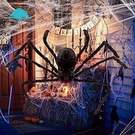 Black Spider Halloween Decoration Haunted House Prop Indoor Outdoor Giant Decor