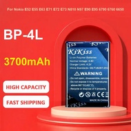KiKiss Battery For Nokia E52 E55 E63 E71 E72 E73 N810 N97 E90 E95 6790 6760 6650,BP-4L,3700mAh