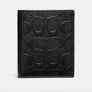 Coach F11970 Men Black Slim Wallet (New)