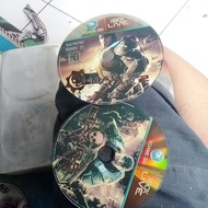 Xbox 360 gears of war 2 disk 1-2 cassette