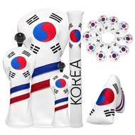 Supplies Golf Golf Wood Club Cover Accessories Club Cover Golf Cap Cover Korean Club New Style Flag 