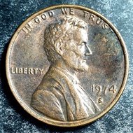 1974 S 1Cent Lincoln Memorial Cent