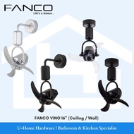 FANCO VINO 18" Ceiling/Wall Fan DC Brushless Motor