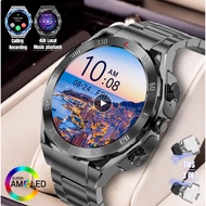 2024 New AMOLED Smart Watch Men Bluetooth Call 4GB Local Music Playback HD Recording IP67 Waterproof Smartwatch For Android iOS