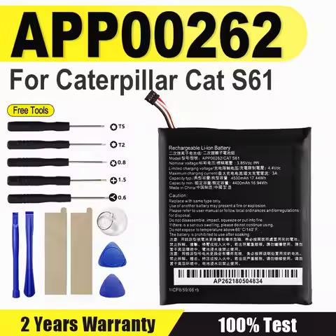 4400/4530mAh Battery APP00262 New Battery For Caterpillar cat s61 Mobile Phone Batteries +Tools