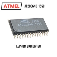 AT28C64B-15SC EEPROM 8KB DIP-28 New Old Storage NOS In ATMEL Tube – IC Erasable Memory Use With TL86