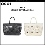 OSOI BISCUIT TOTE BAG 2Color 100% authentic