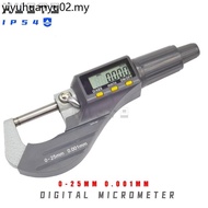 Digital Micrometer Diameter Micrometer 0-25mm Spiral Micrometer Digital Micrometer V Caliper Digital