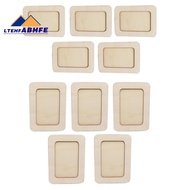 10PCS DIY Wood Picture Frames Unfinished Solid Wood Photo Picture Frames, for Crafts Wood, DIY Paint