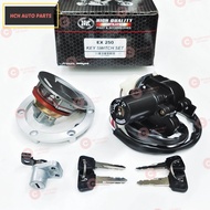 IGNITION KEY SWITCH SET (7 WIRE) - KAWASAKI - EX 250/300/ NINJA 250R/250SL/ Z250/SL/ ER6N/ ZX-6R -27