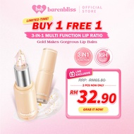 [B1F1 LIMITED FLASH SALE]  BNB barenbliss Gold Makes Gorgeous Lip Balm [Hydrating & Nourishing] 3.2g