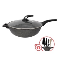 🔥Hot Deal‼️IGOZO Epsilon premium granite stirfry wok