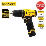 GDeal STANLEY 12V Cordless Drill Driver - SCD10D2K-B1