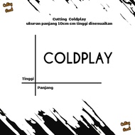 Coldplay Stickers/Stickers/Band Music Stickers
