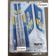 RUNCING EX5 HIGH POWER (1) Body Sticker Stripe Blue Biru