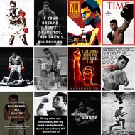 Muhammad Ali Motivational Quote Canvas Painting Inspirational Sport Posters Prints Wall Art Pictures