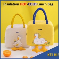 [Lunch Bag] Insulation HOT-COLD  lovely duck / Picnic Basket,food bag, Thermal Insulated Bag, kids lunch bag