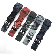 [De8] Casio G SHOCK camo Watch Strap GA-110 / GD-100 / GD-120 / G8900 / GW-8900 - (Tali Jam)
