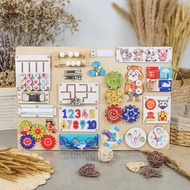 Busy Board - Busy Board - Educational wooden toys for Montessori children - Board game