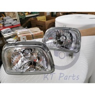 ( ONE SET ) PERODUA KANCIL 1994 YEAR FRONT HEAD LAMP CRYSTAL / HEAD LIGHT KACA / DEPAN LAMPU PETAK B