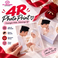 Cetak Foto 4R | Photo Print 4R HD Sharp & Glossy | Warna Cantik | Photo Print Murah & Berkualiti