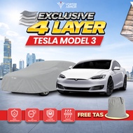 3 & 4 Layer Car Covers Exclusive 3 ModelTESLA – Waterproof, Anti-UV, Outdoor