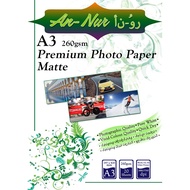 An-Nur A3 Matte Photo Paper 260gsm (20pcs/pack)