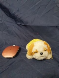 P77-迷你 西施犬 金豪邁 可愛 黃衣狗狗 趴趴狗 沙包 穿衣 小狗 娃娃 玩偶 布偶