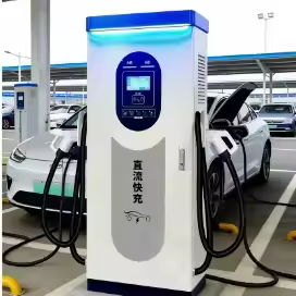 40KW 60KW 120KW 180kW Dual-Gun DC EV Charger with Payment System, Unattended 24/7 Public Parking Rev