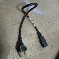 /PC IEC C13 2-Pin AC Monitor Power Cable – Short/Monitor Computerkabel listrik approximately 50cm