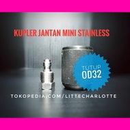 Kupler Jantan Mini Stainless buat pompa PCP GX , Bull , Predator, OD32