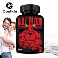 BULL BLOOD Capsules - Naglalaman ng Tribulus Terrestris, Tongkat Ali at Maca Root - Pinapataas ang m