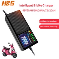 Intelligent Ebike Charger 48V20AH 60V20AH 72V20AH For Battery Lead Acid Battery Charger Smart WB81