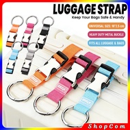 ShopCom Luggage Hanging Straps Nylon Baggage Adjustable Buckle Straps Baggage Belt Travel