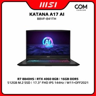 NOTEBOOK (โน้ตบุ๊ค) MSI KATANA A17 AI B8VF-841TH BY COMCOM (2Y)