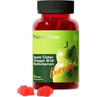 NEWELLMEAppleCiderVinegarGummiesB12Multivitamin,ACVGummyVitamins,NonGMO,VegetarianforWomen&Men,Suppo
