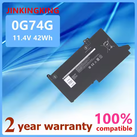 Laptop battery for For Dell Latitude 5300 7300 7400 0G74G OG74G