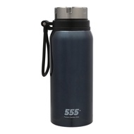 555 Stainless Steel Thermal Flask with Strap (Blue)