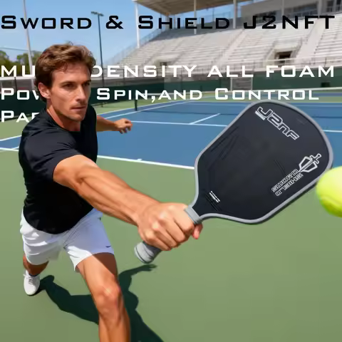 Professional T700 Carbon Fiber Pickleball Paddle - Durable J2NF Core Impact-Resistant for Sports and