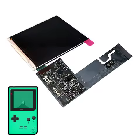 New Replacement GBP IPS Screen LCD Kits for Gameboy Pocket IPS LCD High Brightness Backlight Screen 